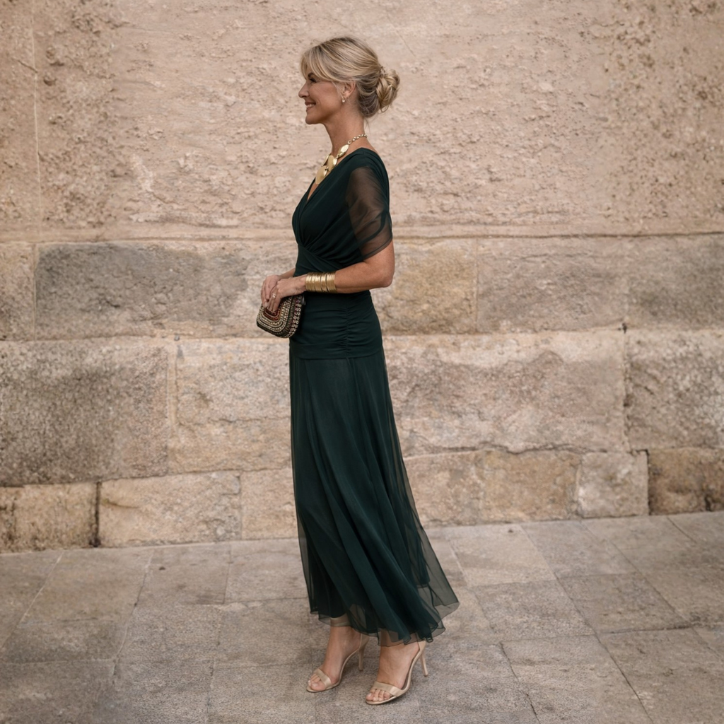 Mikaela | Vestito Maxi con Spalle Scoperte