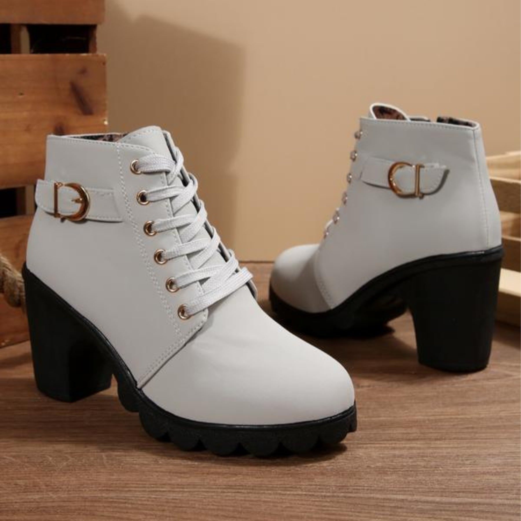 Léonie | Bottines confort à talon élégant