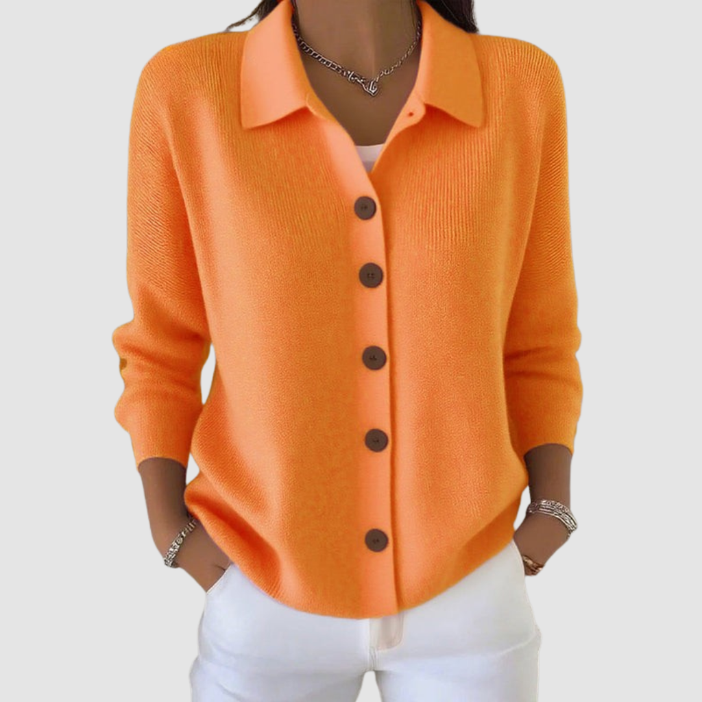 Millie | Cardigan con Collo e Bottoni
