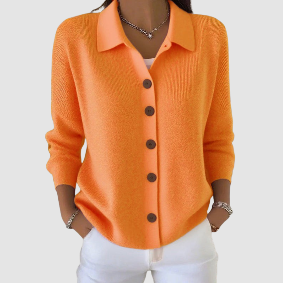 Millie | Cardigan con Collo e Bottoni