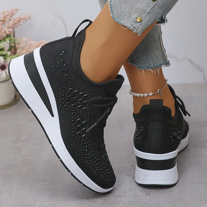Assina | Baskets confort avec détails strass