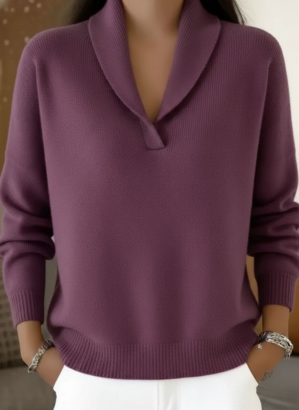 Elise™ | Maglione a V