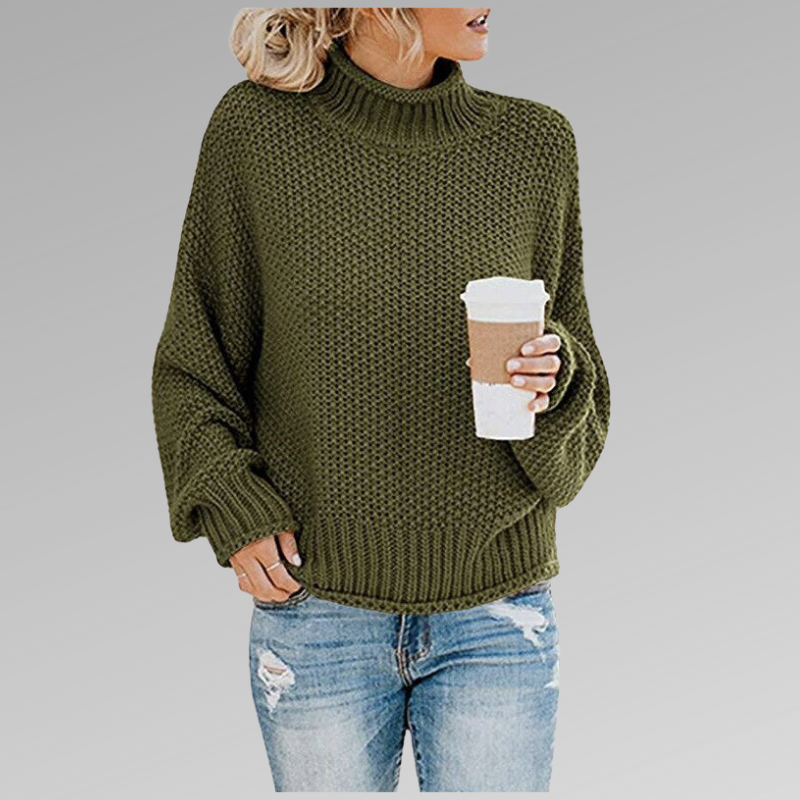 Mallory | Maglione a Collo Alto Relaxed