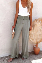 Riana - Pantalone Relax Vita Alta