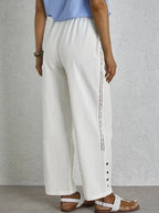 Shania - Pantaloni Relax con Bottoni
