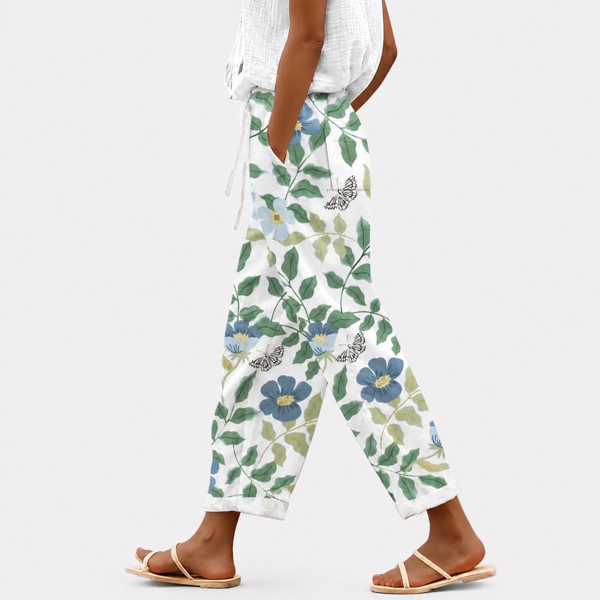 Pantaloni comodi con tasche per donne