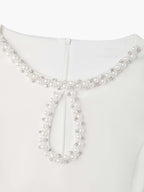 Abito Mini Elegante Senza Maniche con Cut-Out