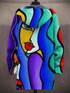 Cormac | Cardigan Artistico con Cappuccio