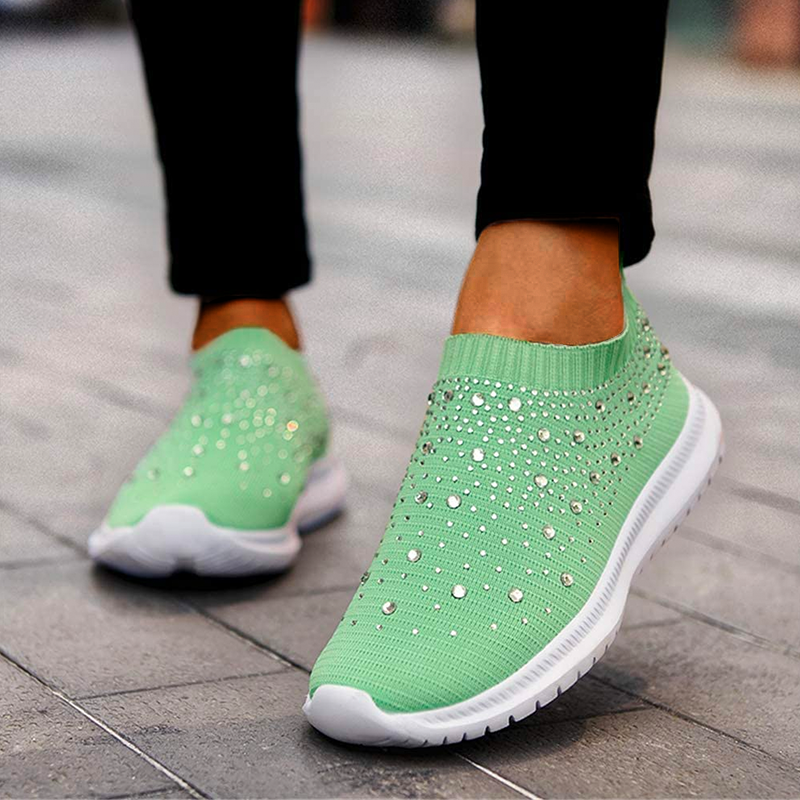 Rosalie | Baskets légères avec détails strass