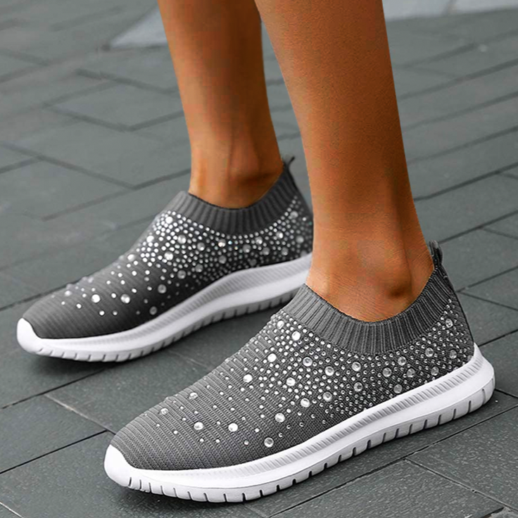 Rosalie | Baskets légères avec détails strass