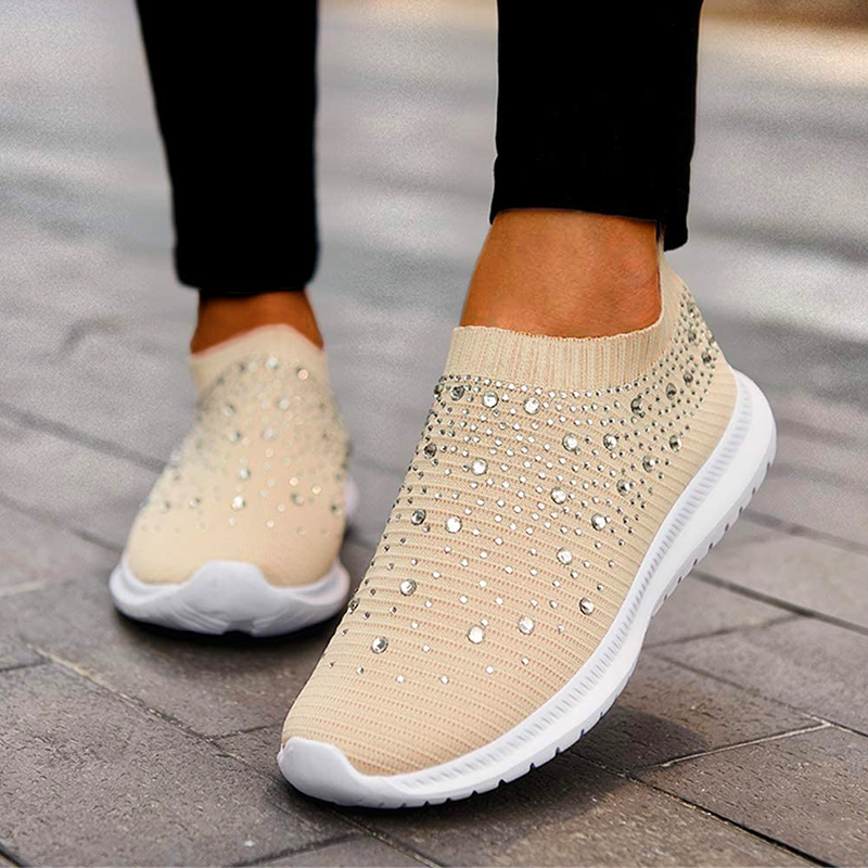 Rosalie | Baskets légères avec détails strass