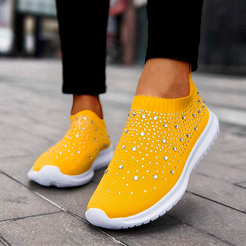 Rosalie | Baskets légères avec détails strass