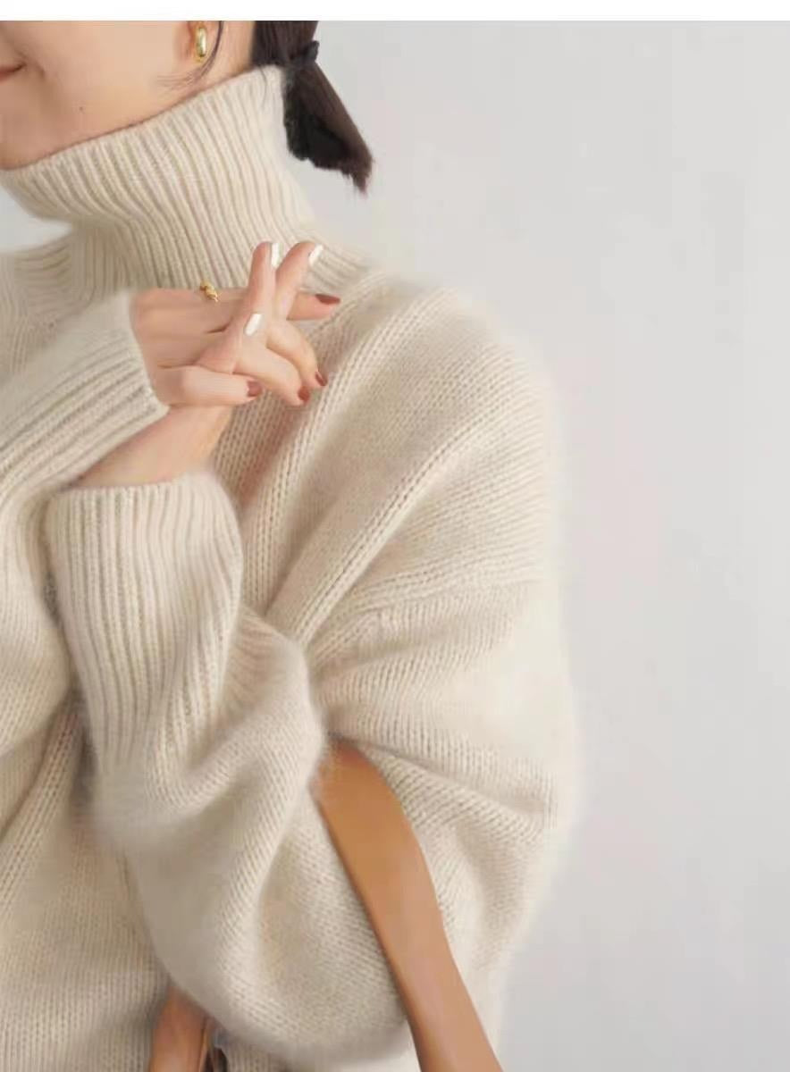 Anaëlle | Maglione a collo alto in cashmere