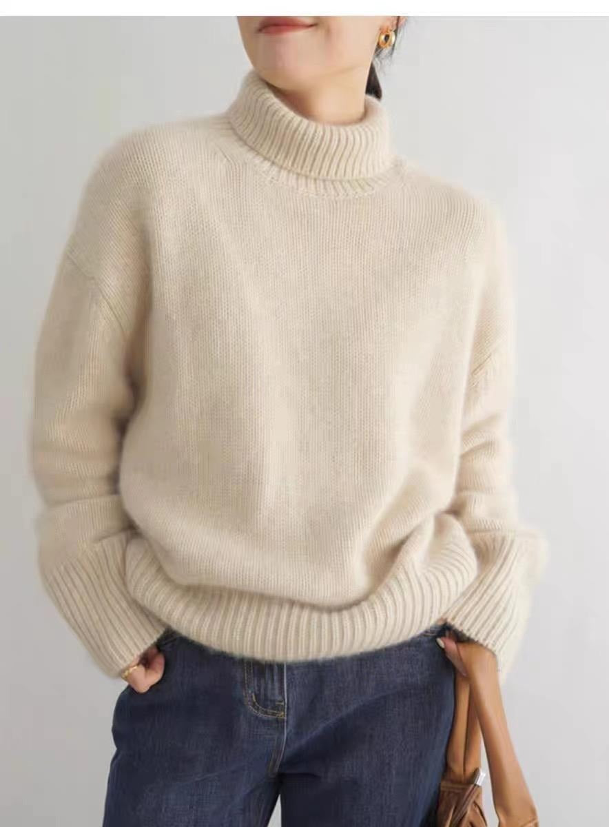 Anaëlle | Maglione a collo alto in cashmere