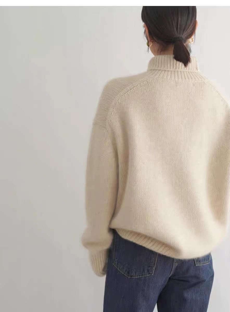 Anaëlle | Maglione a collo alto in cashmere
