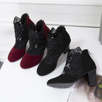 Marise | Bottines tendance avec détails en dentelle