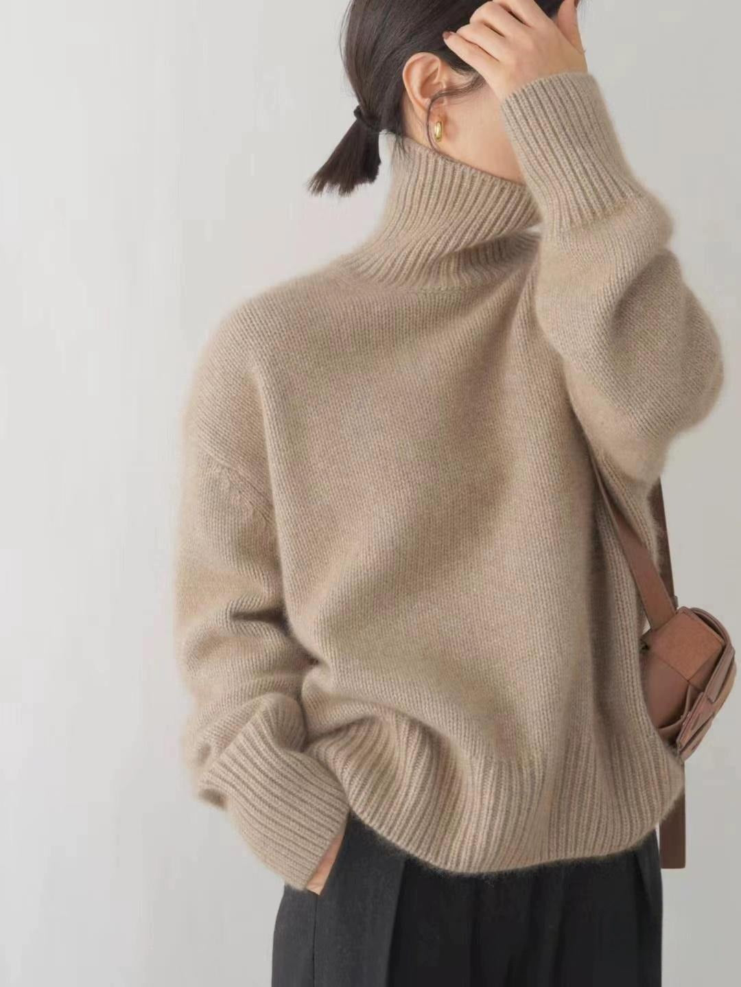Anaëlle | Maglione a collo alto in cashmere
