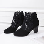 Marise | Bottines tendance avec détails en dentelle