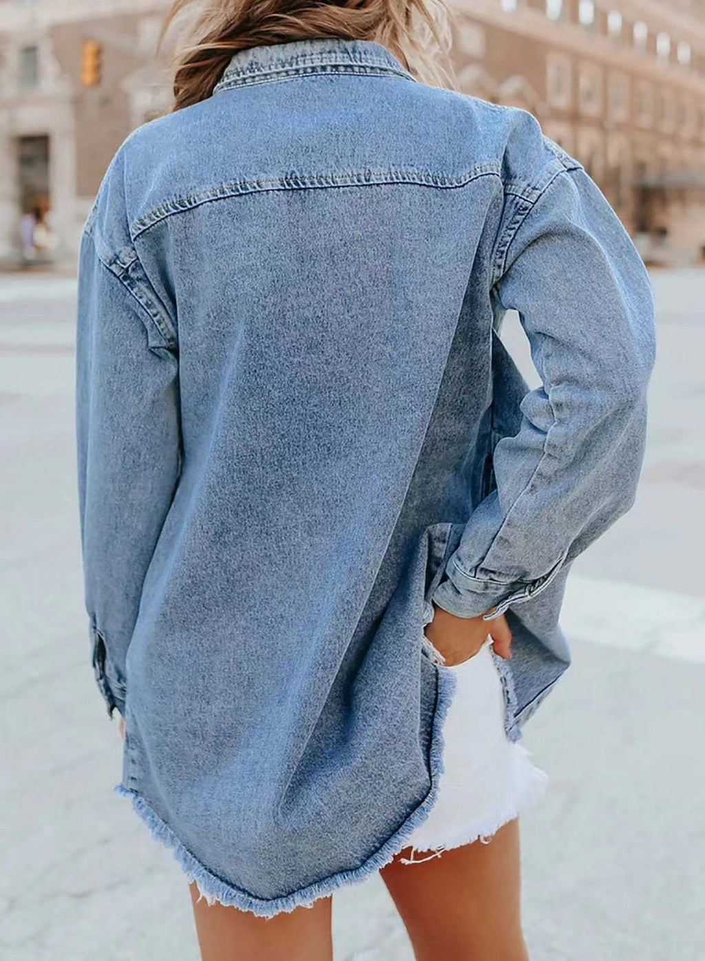Arlena | Giacca in denim classica per tutti i giorni