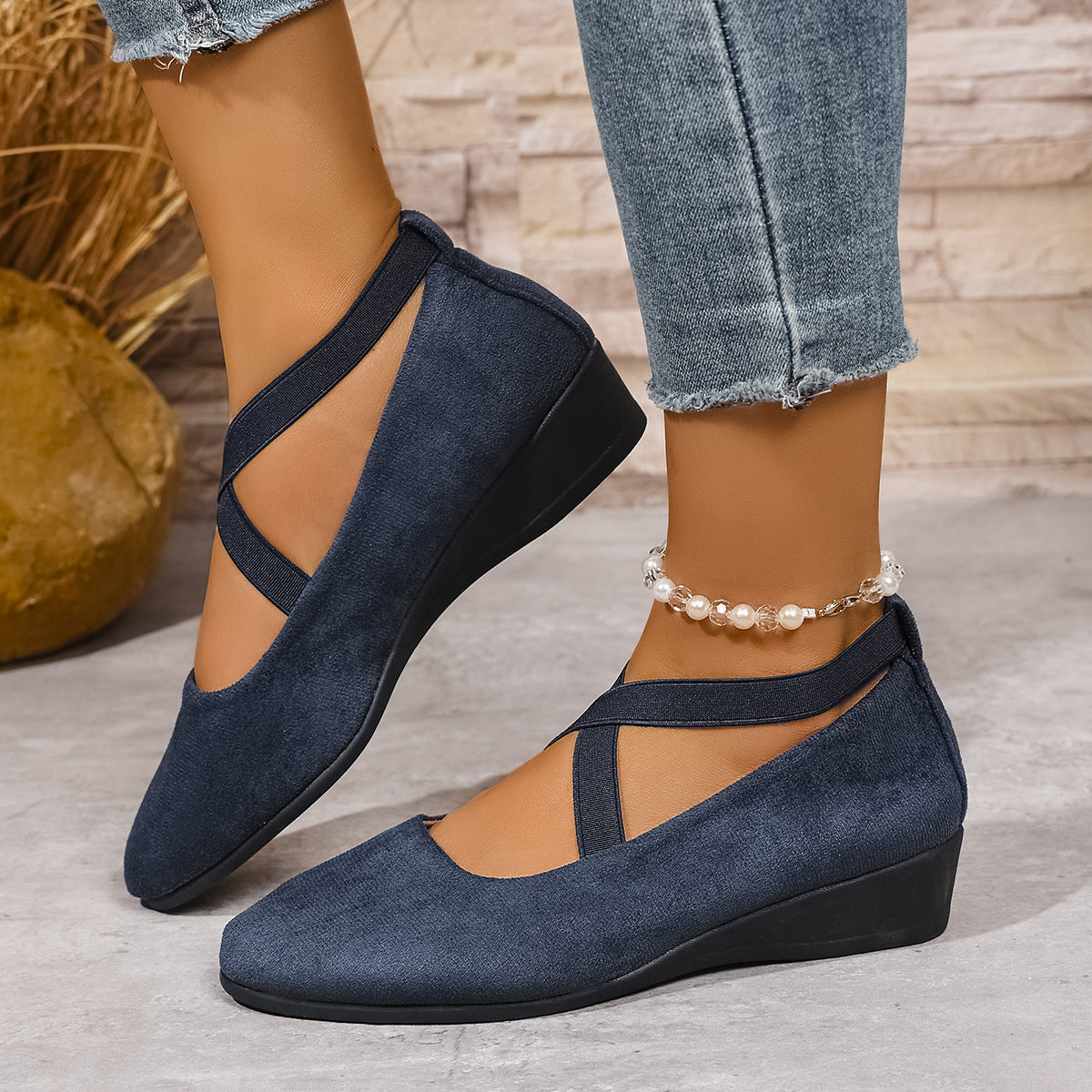 Aveline | Ballerines élégantes à brides croisées