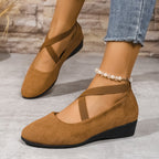 Aveline | Ballerines élégantes à brides croisées