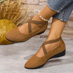 Aveline | Ballerines élégantes à brides croisées