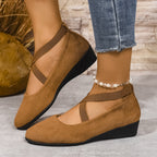 Aveline | Ballerines élégantes à brides croisées