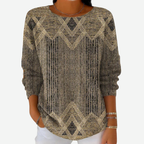Eleni | Maglione con Stampa Geometrica