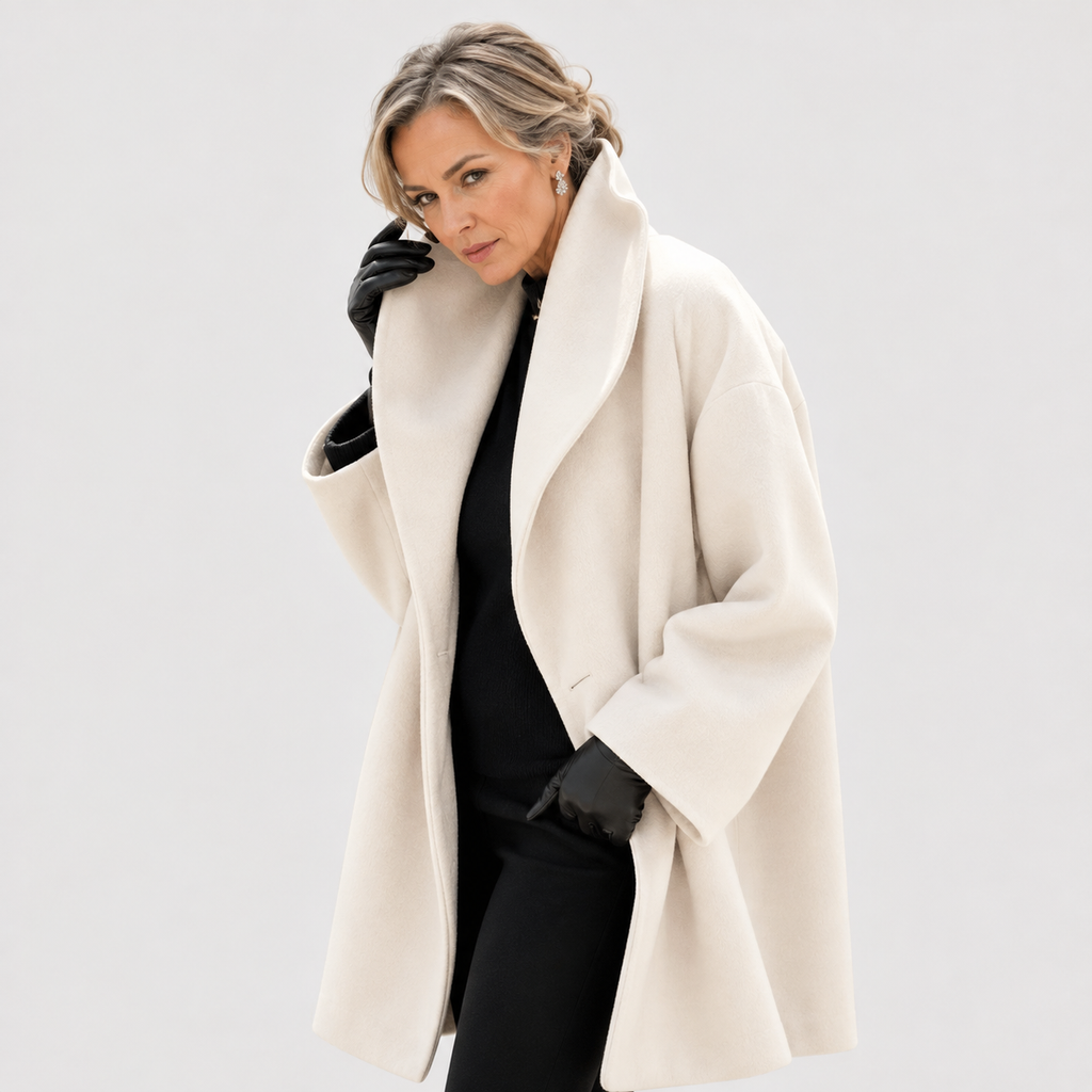 Aurélie | Cappotto oversize invernale con ampio colletto