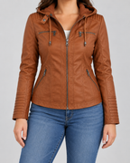 Flavia | Giacca in Pelle Robusta ed Elegante