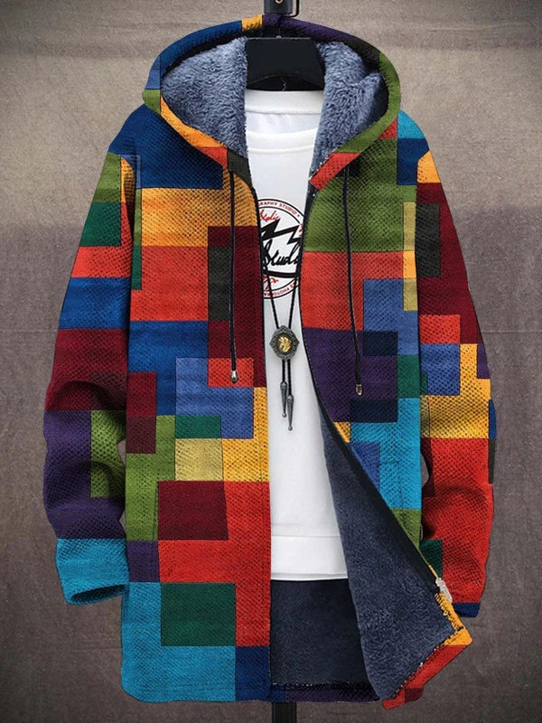 Cynthia | Cardigan con Cappuccio Artistico