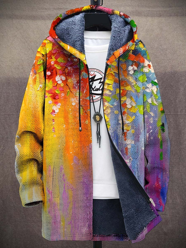 Cynthia | Cardigan con Cappuccio Artistico