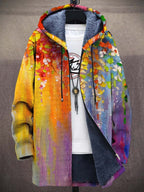 Delia | Cardigan Artistico con Cappuccio