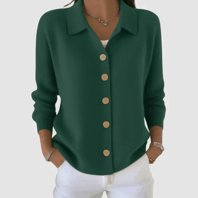 Millie | Cardigan con Collo e Bottoni