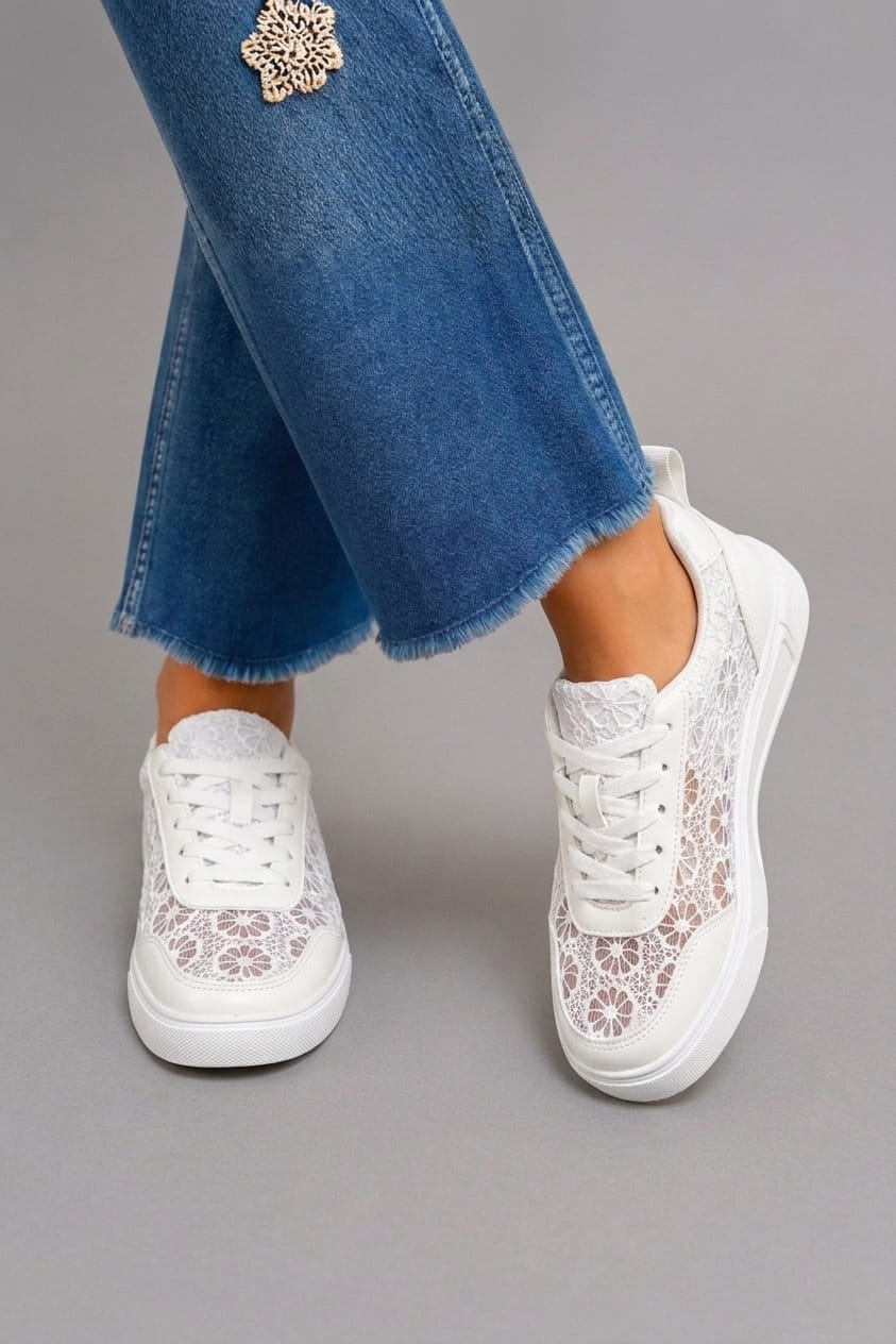 Dentelle | Sneaker in Pizzo Floreale