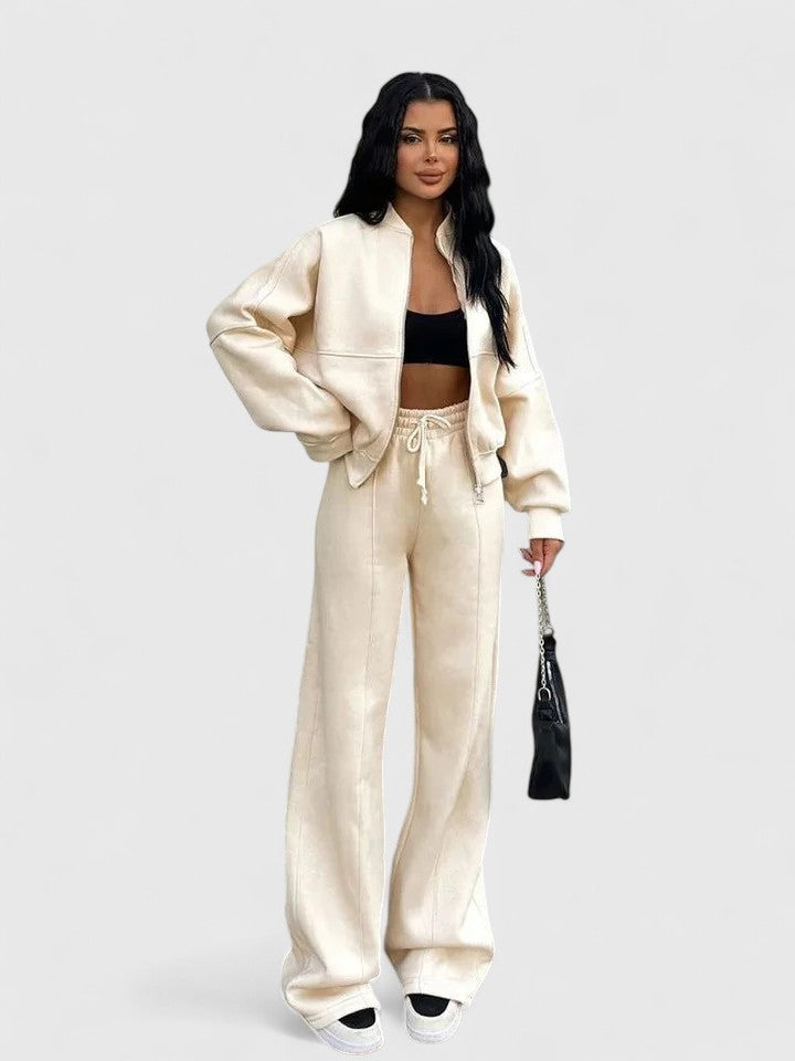 Suzanne | Set a Due Pezzi con Zip Anteriore Relaxed