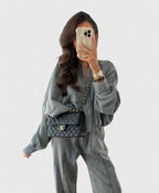 Suzanne | Set a Due Pezzi con Zip Anteriore Relaxed