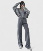 Suzanne | Set a Due Pezzi con Zip Anteriore Relaxed