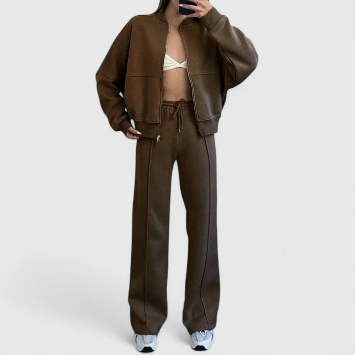 Suzanne | Set a Due Pezzi con Zip Anteriore Relaxed