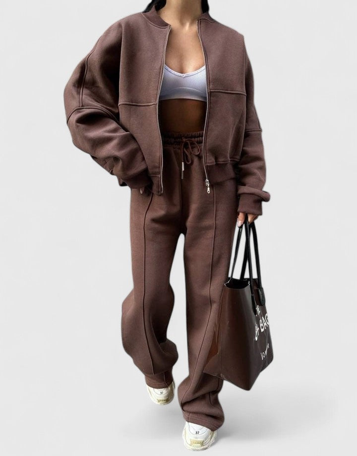 Suzanne | Set a Due Pezzi con Zip Anteriore Relaxed