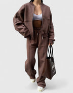 Suzanne | Set a Due Pezzi con Zip Anteriore Relaxed