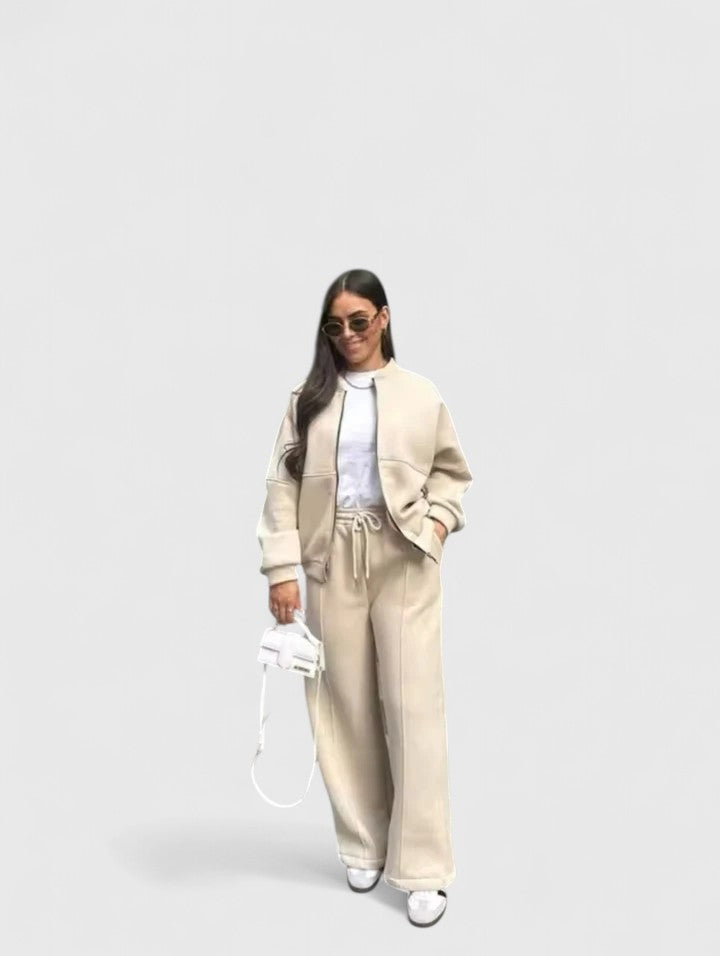 Suzanne | Set a Due Pezzi con Zip Anteriore Relaxed