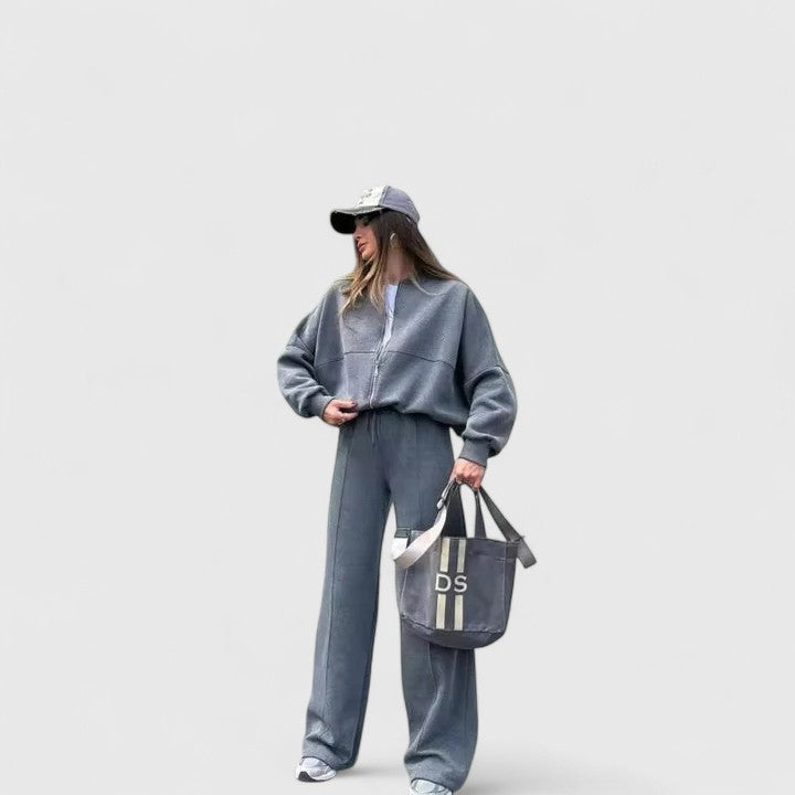 Suzanne | Set a Due Pezzi con Zip Anteriore Relaxed