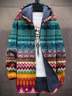 Tallulah | Cardigan con Cappuccio Artistico