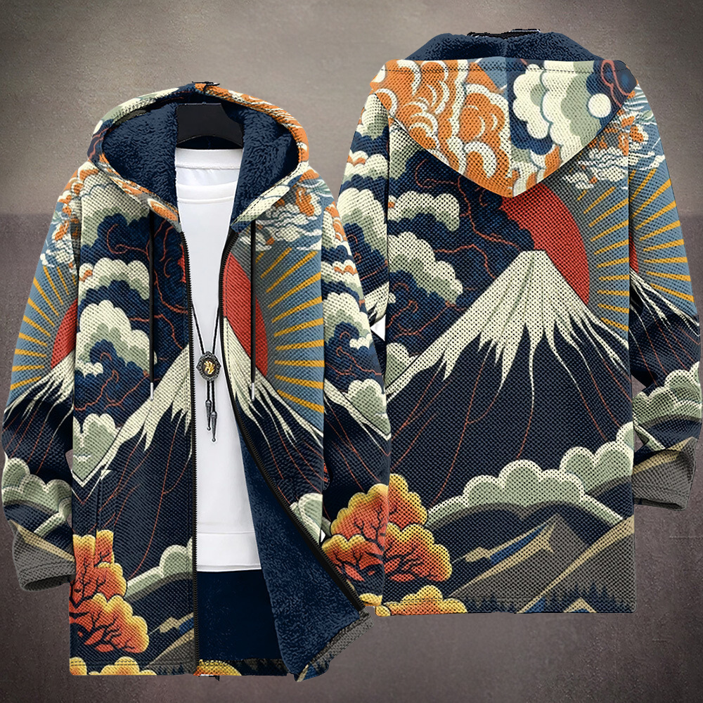 Ezra | Cardigan con Cappuccio Artistico