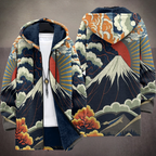 Ezra | Cardigan con Cappuccio Artistico