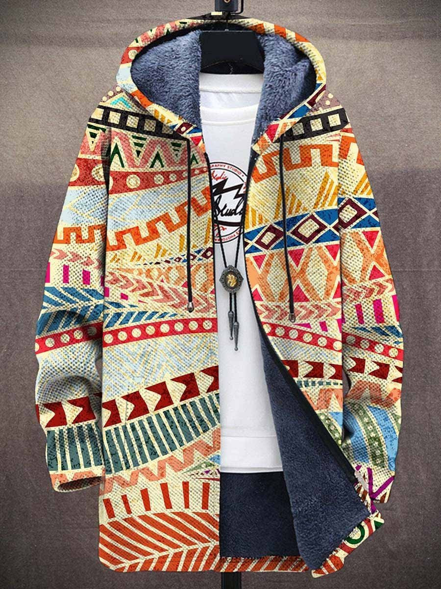 Dashiell | Cardigan Artistico con Cappuccio