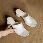 Brynn | Mules Eleganti con Tacco Blocco