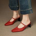 Elsa | Mules con Cinghietta Arricciata