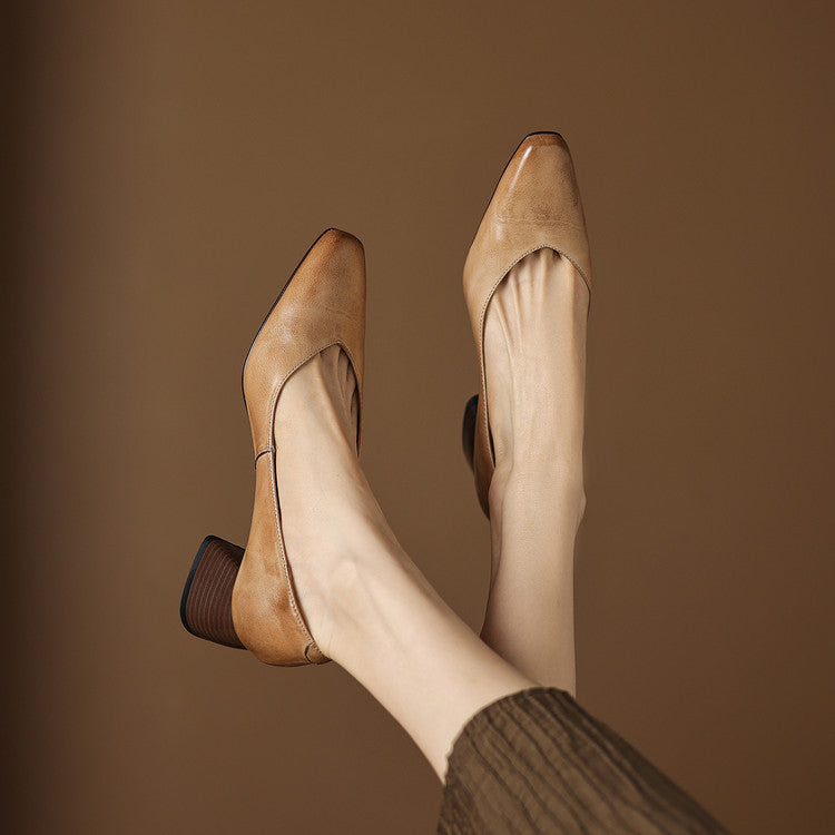 Lila | Tacchi con Tacco a Blocco Punta